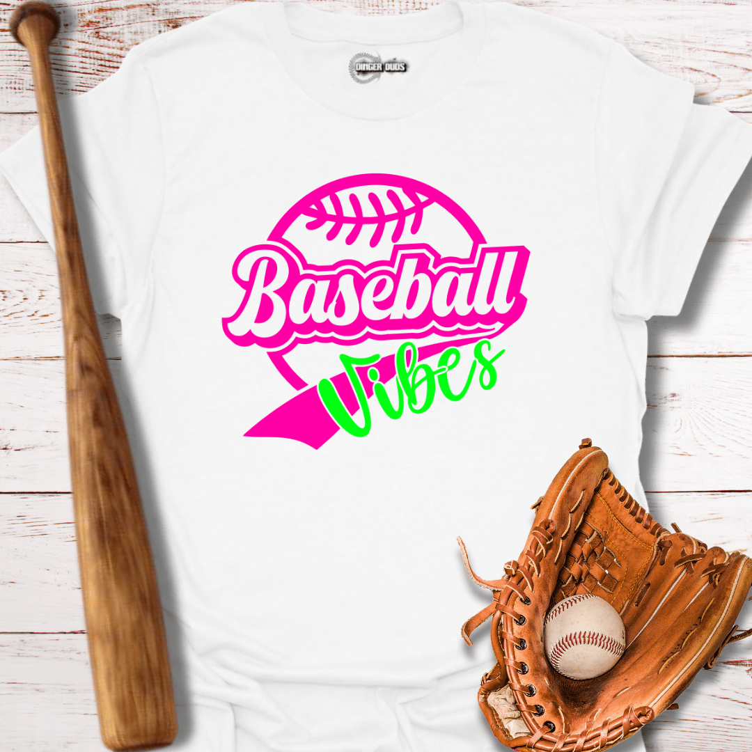 Neon Baseball Vibes T-Shirt