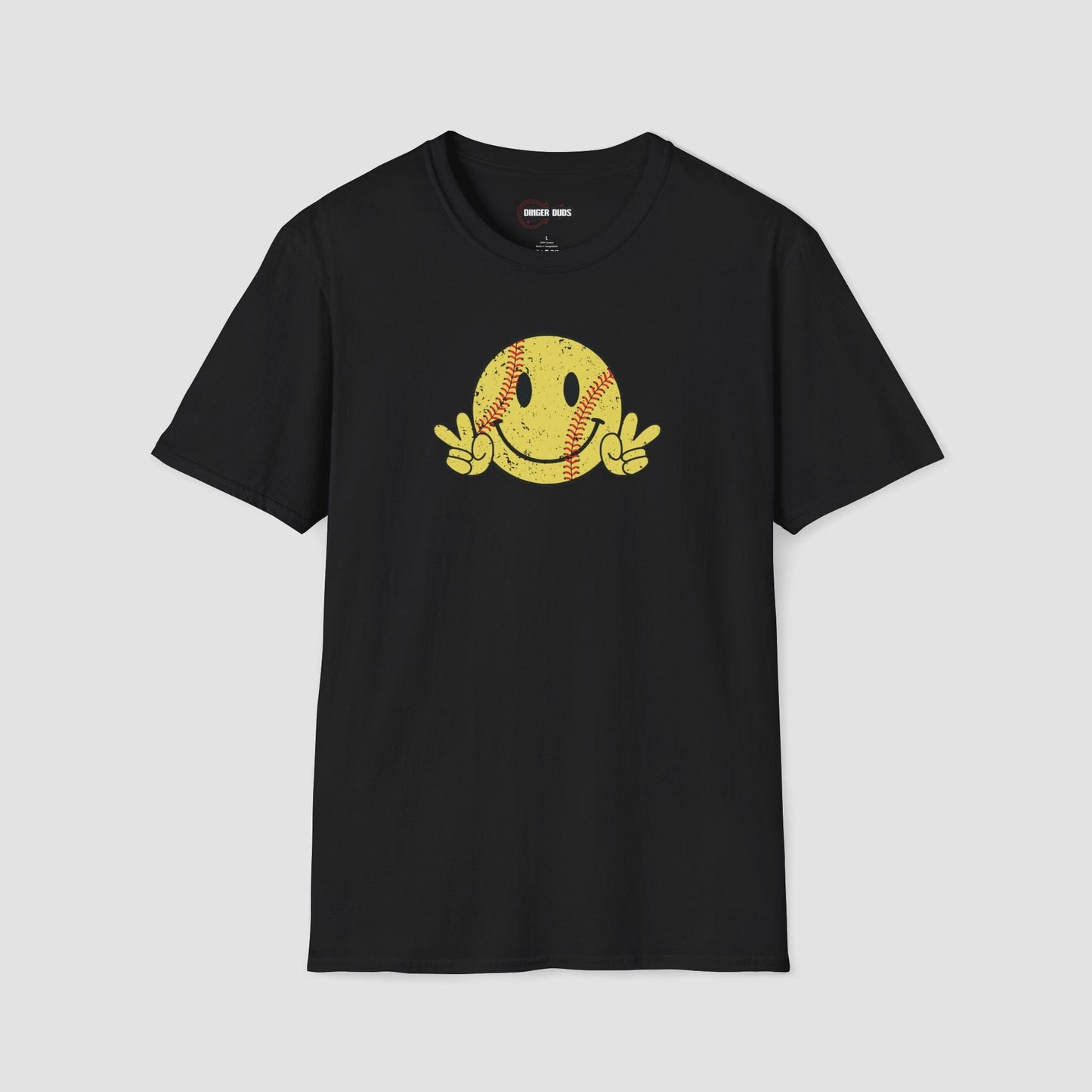 Softball Happy face T-Shirt