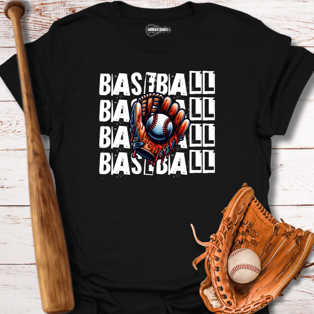 Baseball Glove Breakthrough T-Shirt