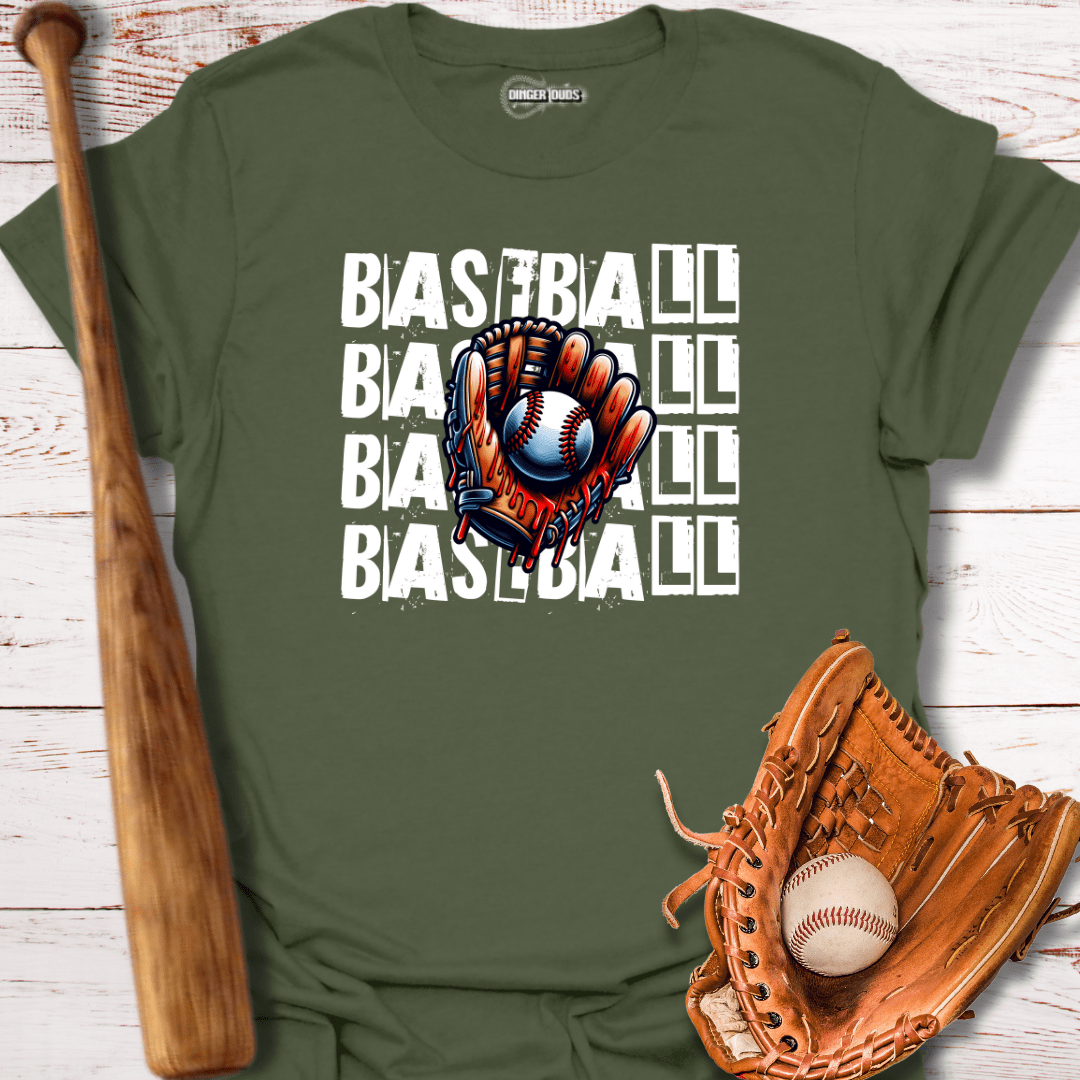 Baseball Glove Breakthrough T-Shirt