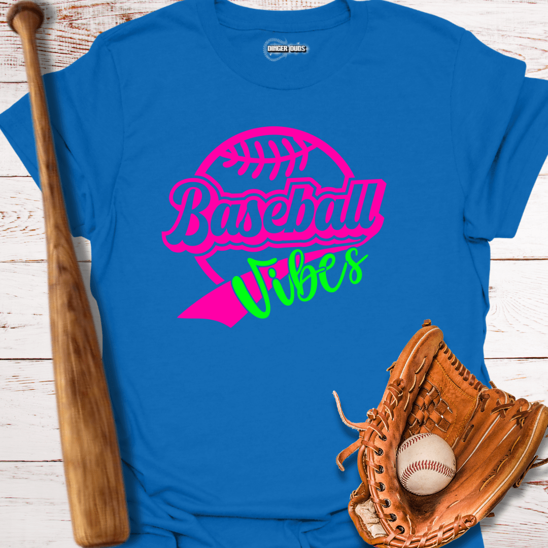 Neon Baseball Vibes T-Shirt