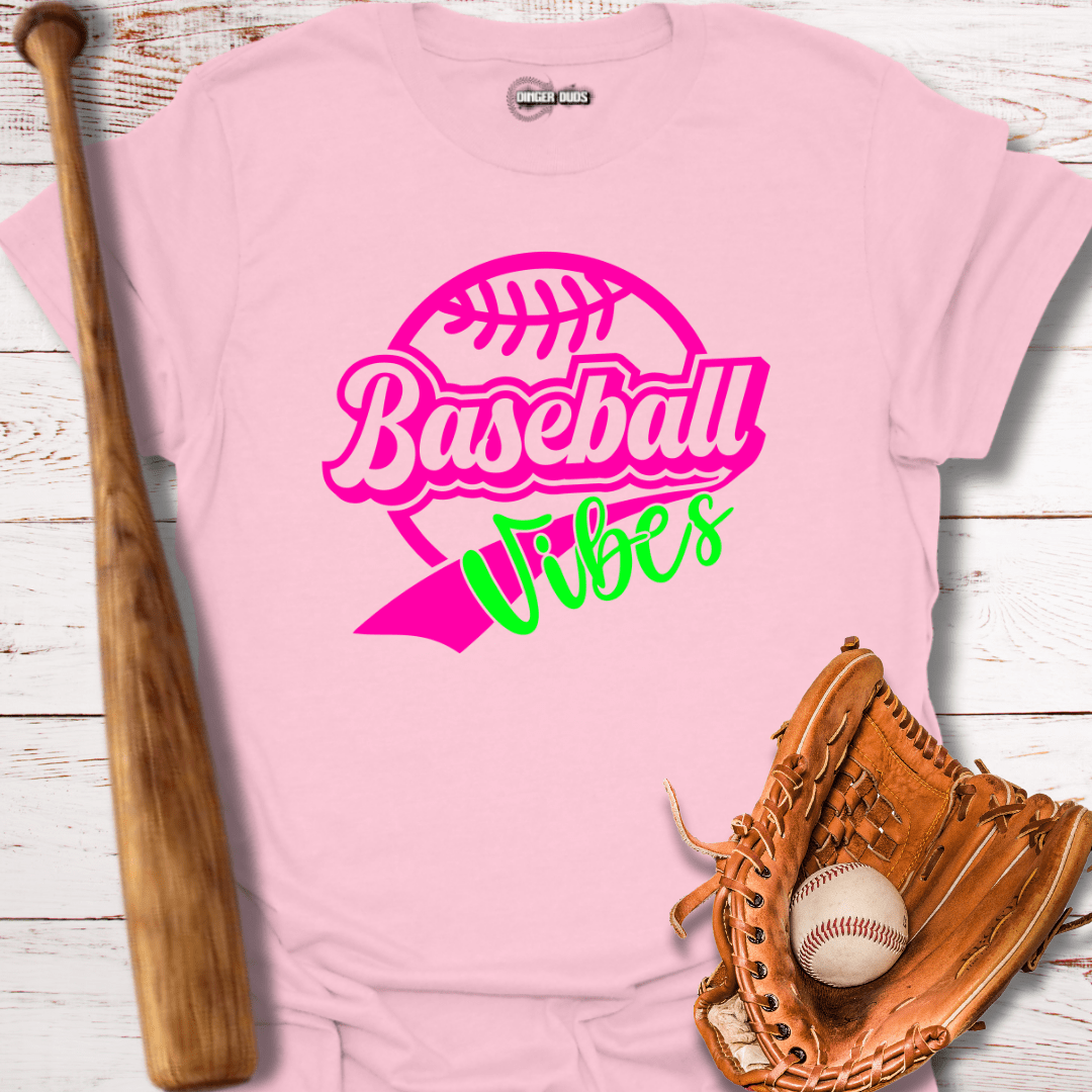 Neon Baseball Vibes T-Shirt