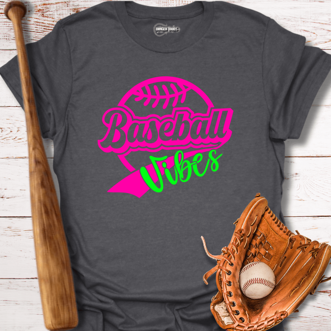 Neon Baseball Vibes T-Shirt