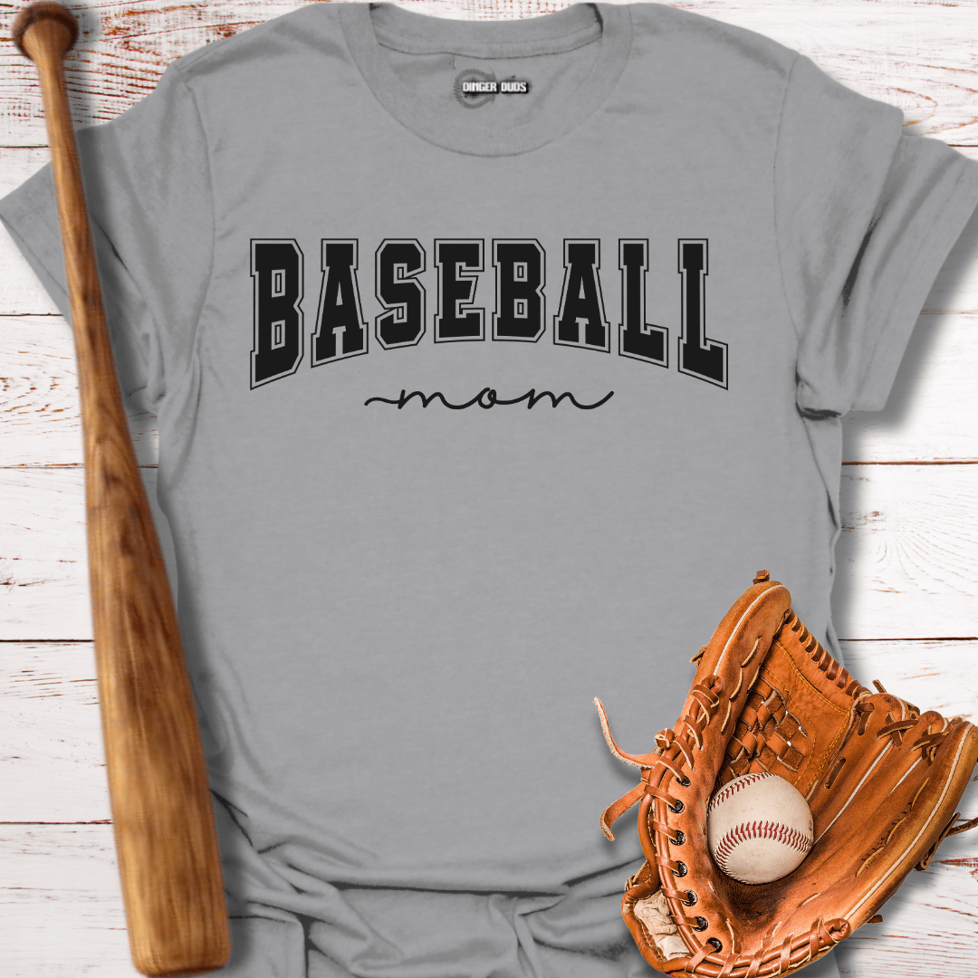 Collegiate Baseball Mom T-Shirt