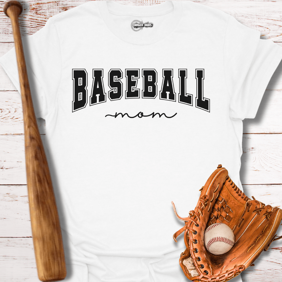 Collegiate Baseball Mom T-Shirt