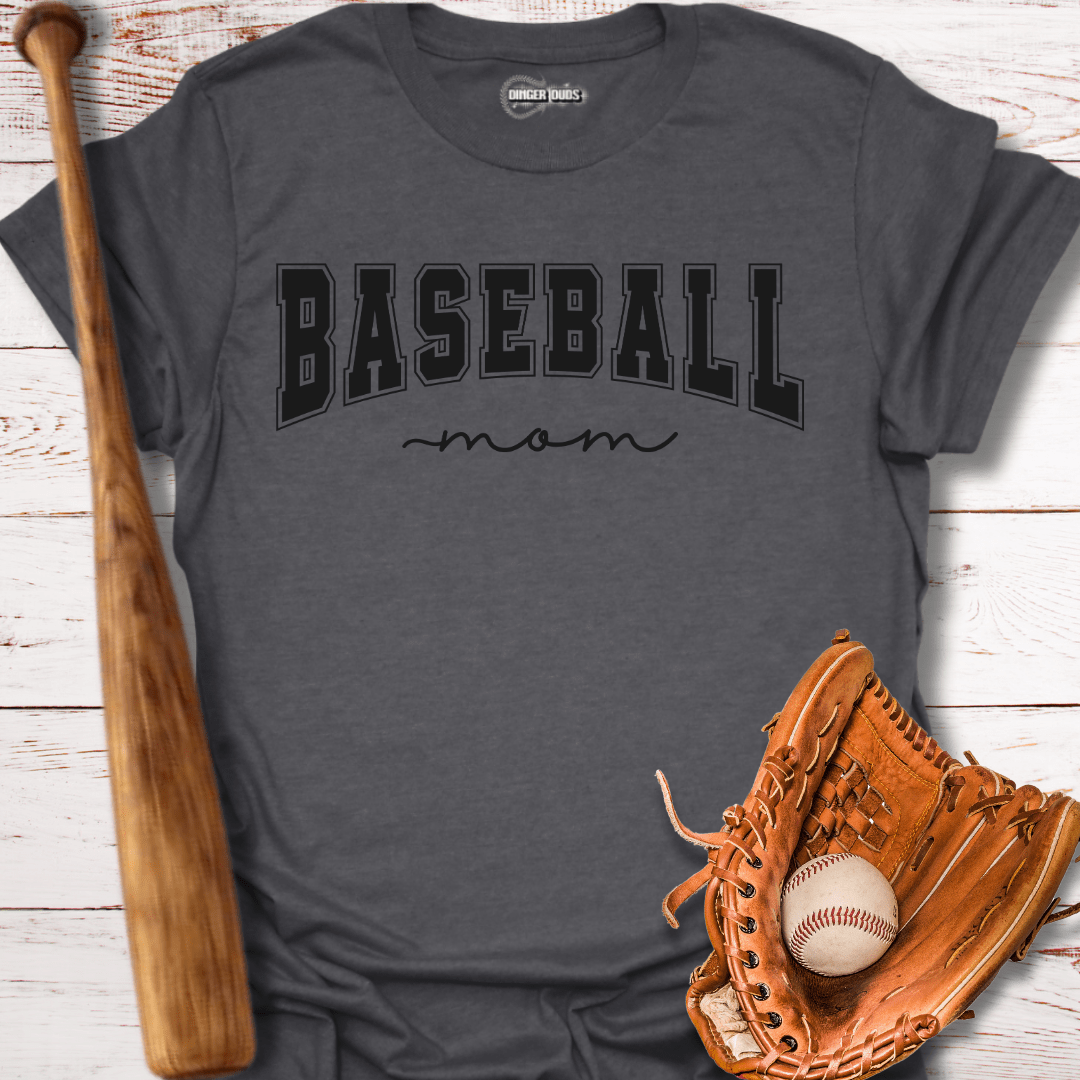 Collegiate Baseball Mom T-Shirt