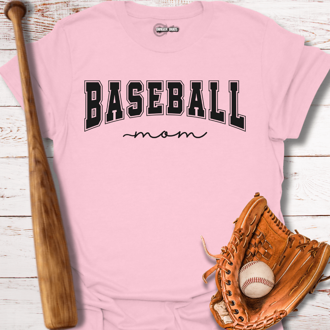 Collegiate Baseball Mom T-Shirt