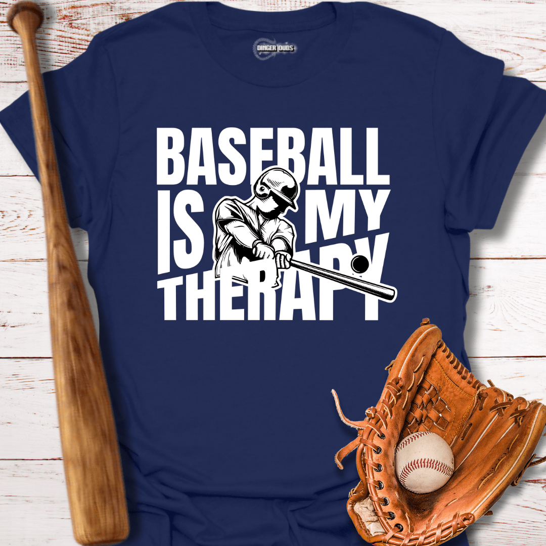 Baseball is My Therapy T-Shirt