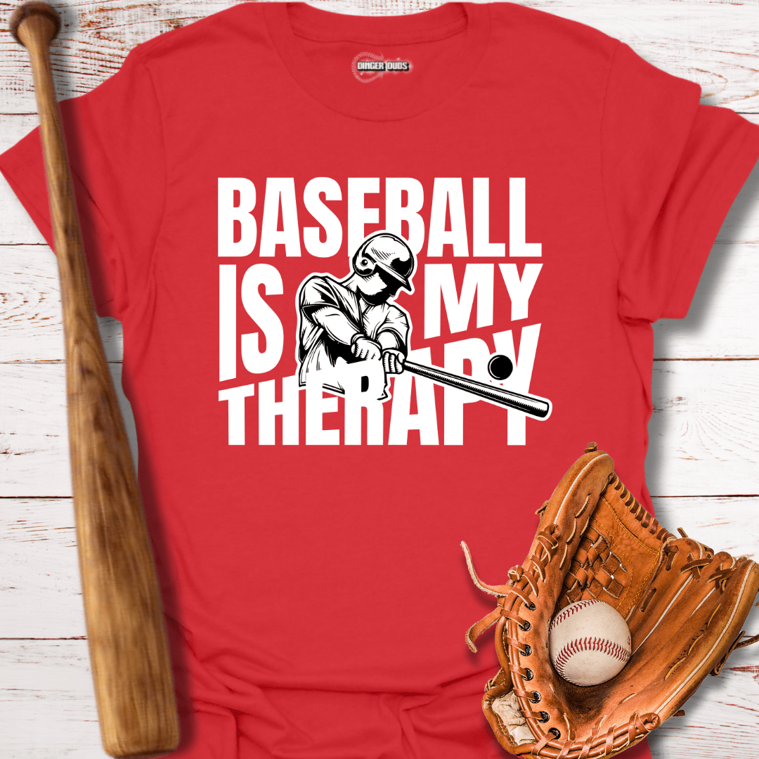 Baseball is My Therapy T-Shirt
