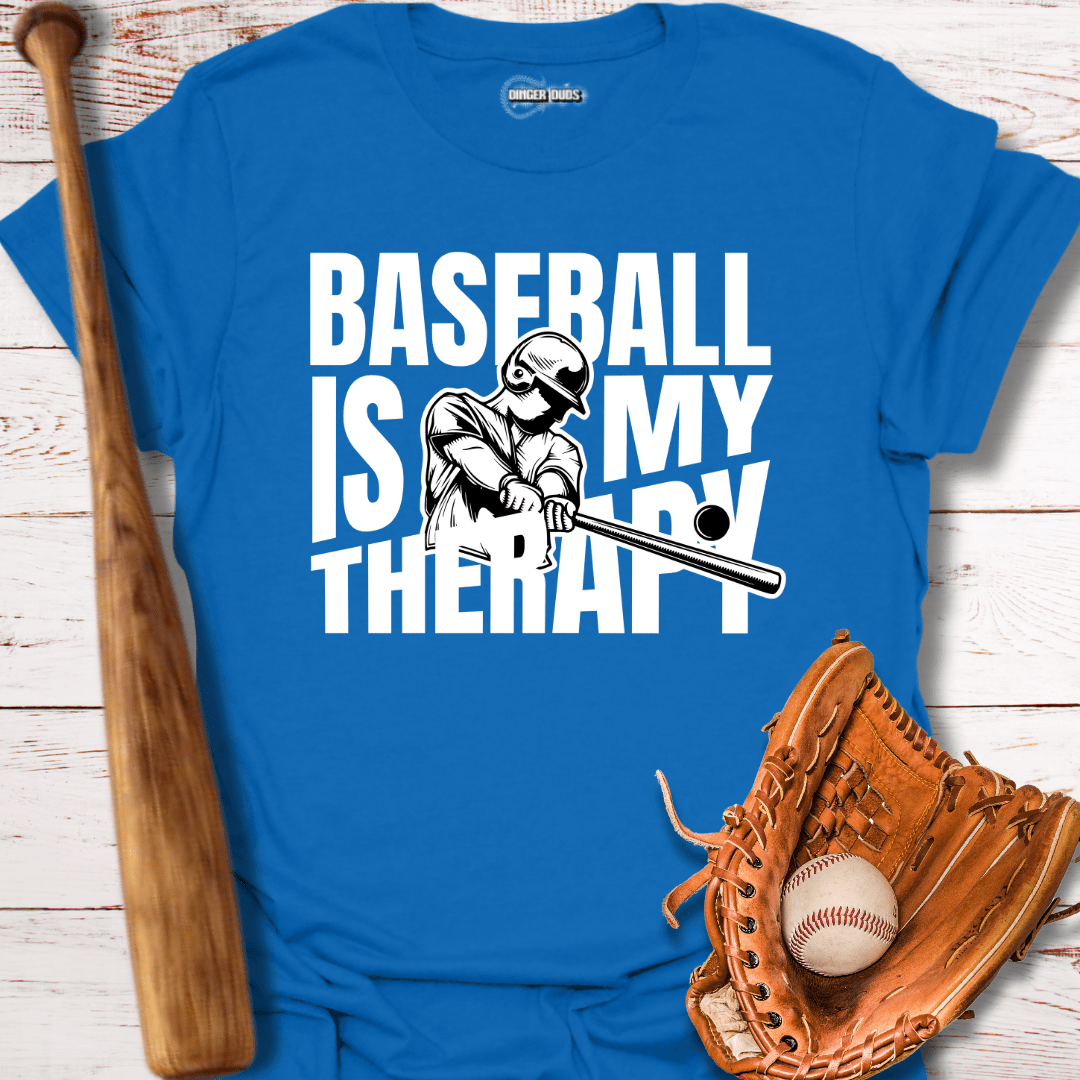 Baseball is My Therapy T-Shirt