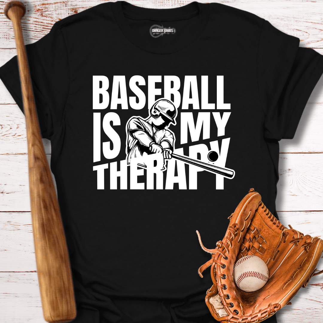 Baseball is My Therapy T-Shirt