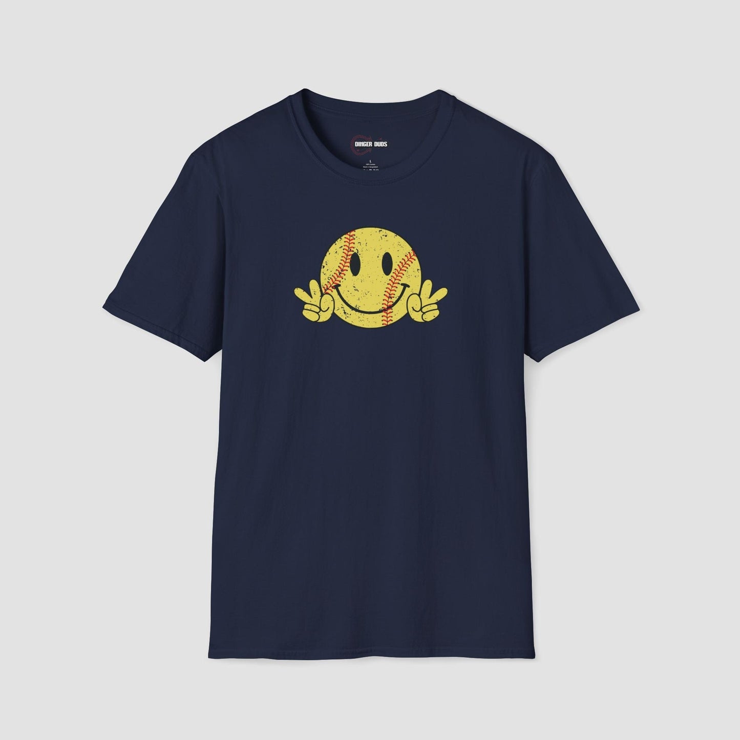 Softball Happy face T-Shirt