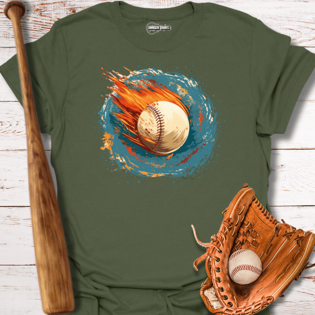 Flaming Ball T-Shirt