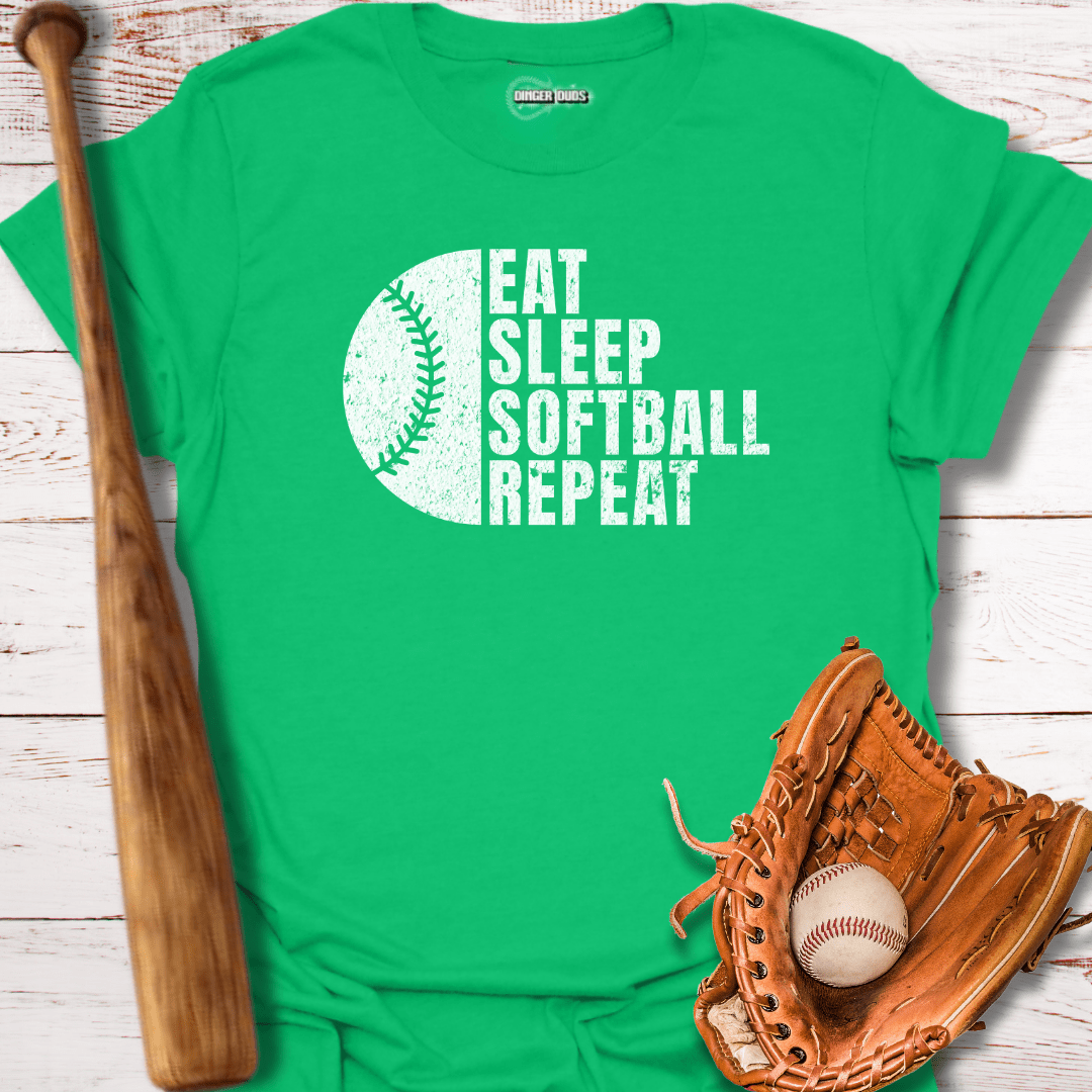 Eat Sleep Baseball Repeat T-Shirt