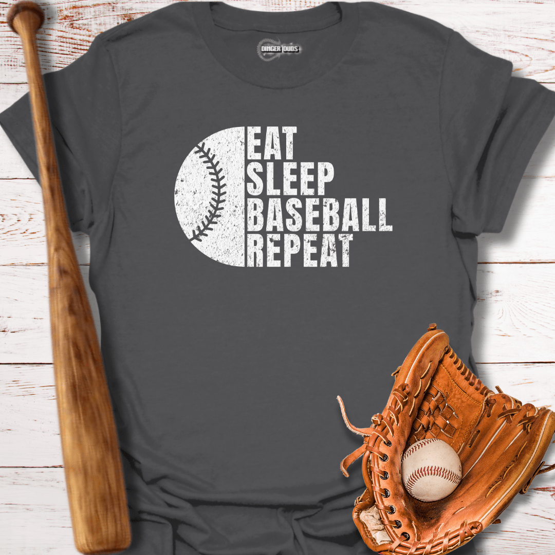 Eat Sleep Baseball Repeat T-Shirt