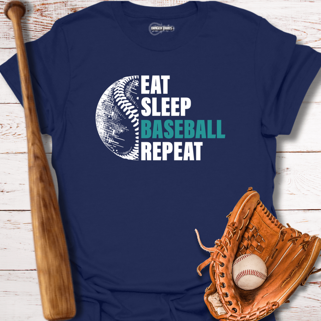 Eat Sleep Baseball T-Shirt