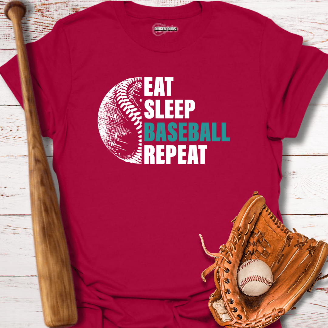 Eat Sleep Baseball T-Shirt