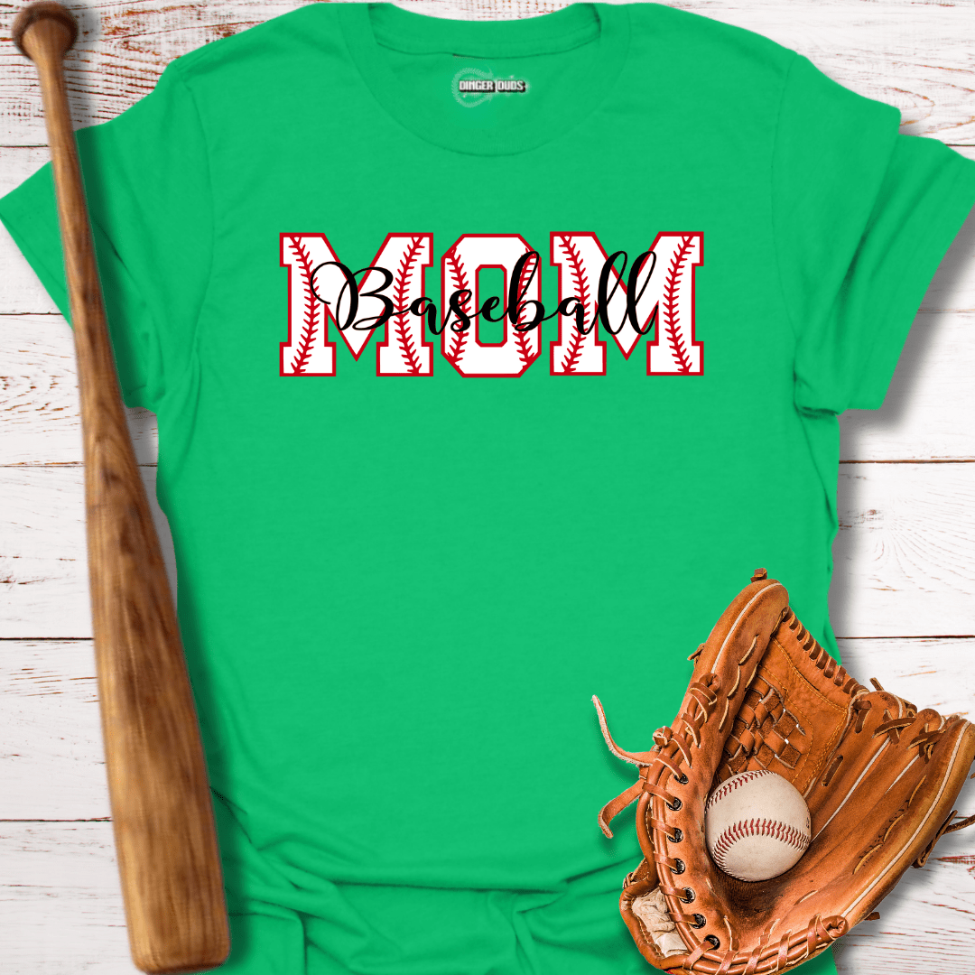Baseball Mom Stitches T-Shirt