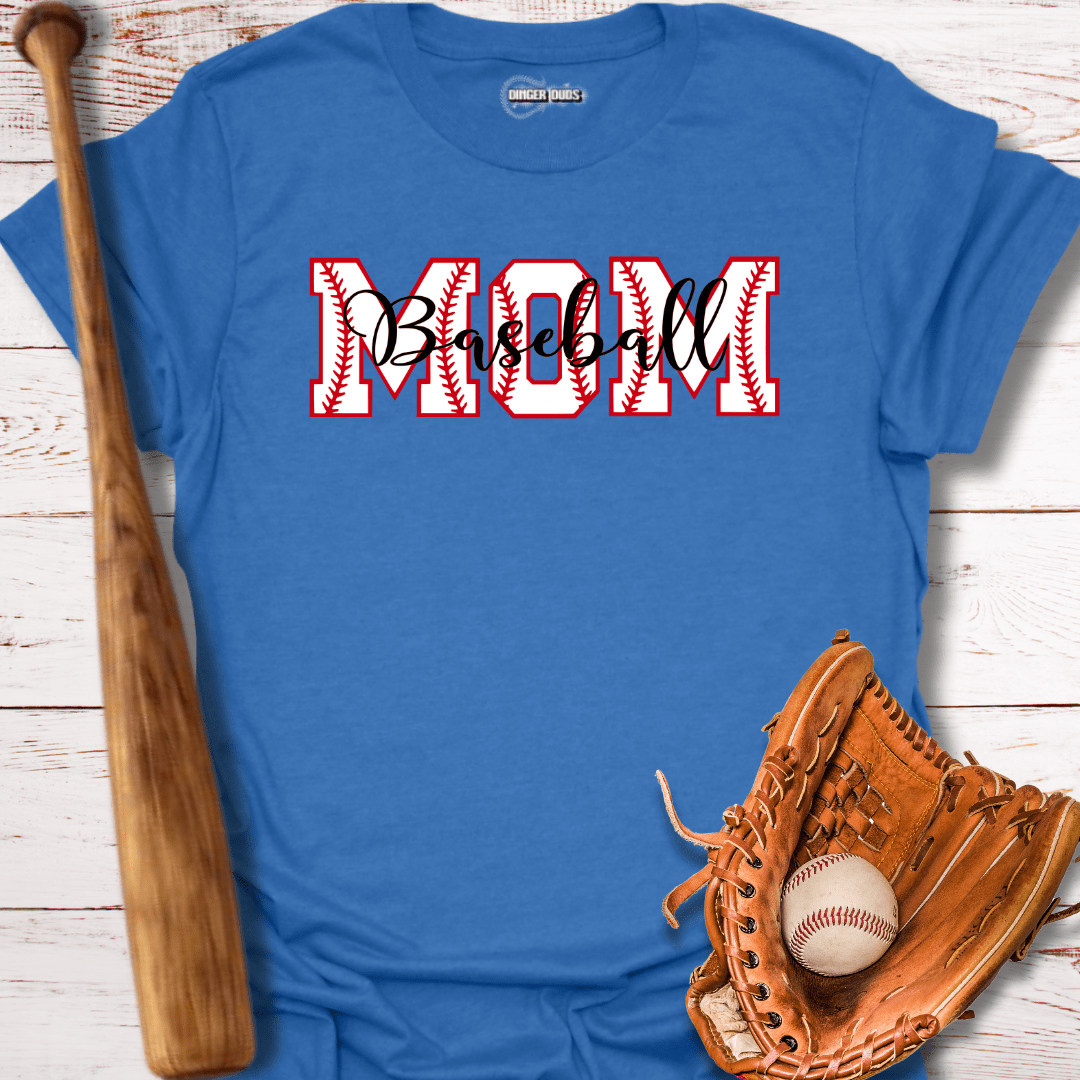 Baseball Mom Stitches T-Shirt