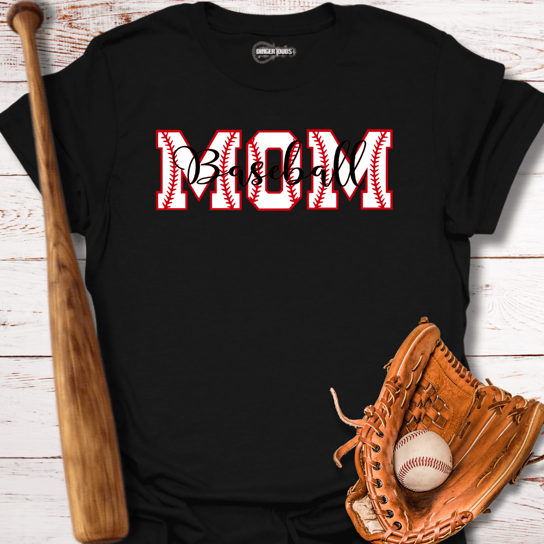 Baseball Mom Stitches T-Shirt