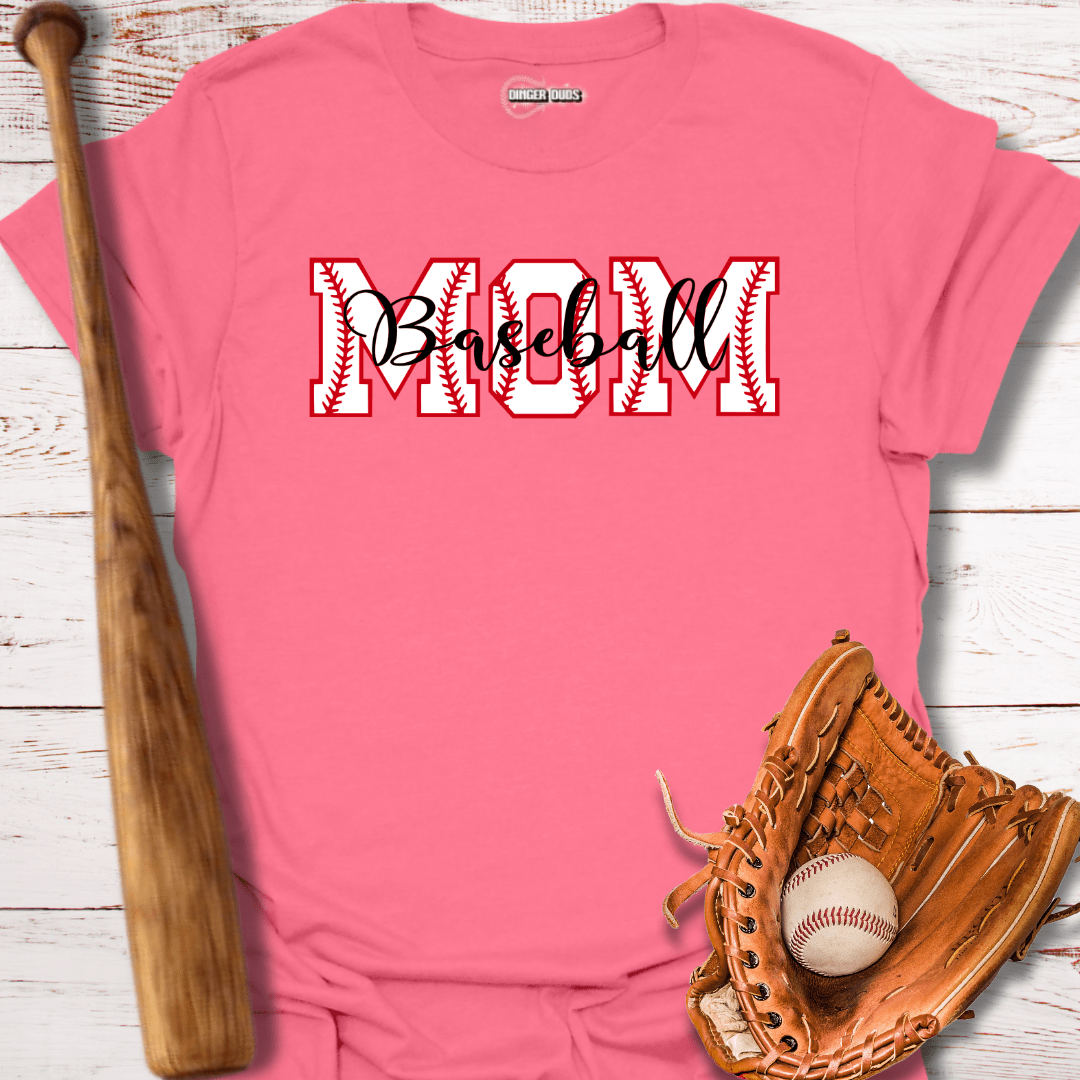 Baseball Mom Stitches T-Shirt