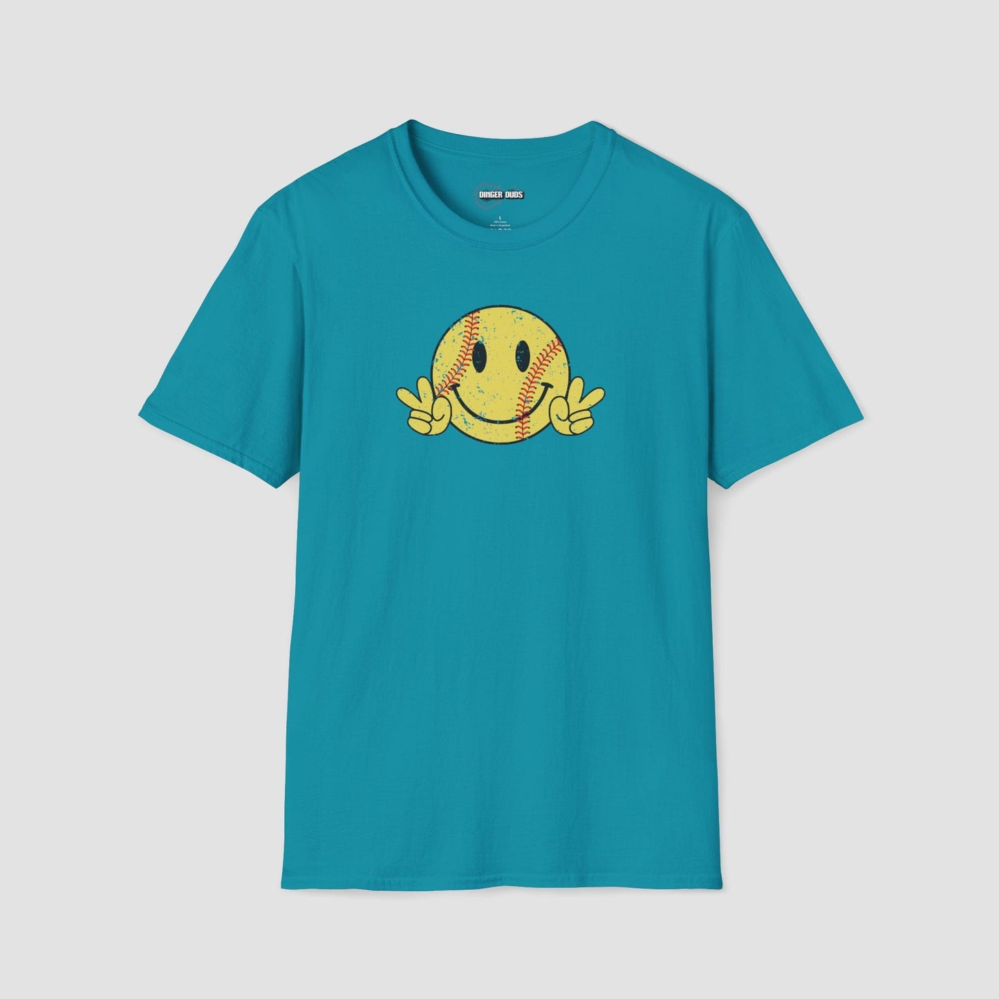 Softball Happy face T-Shirt