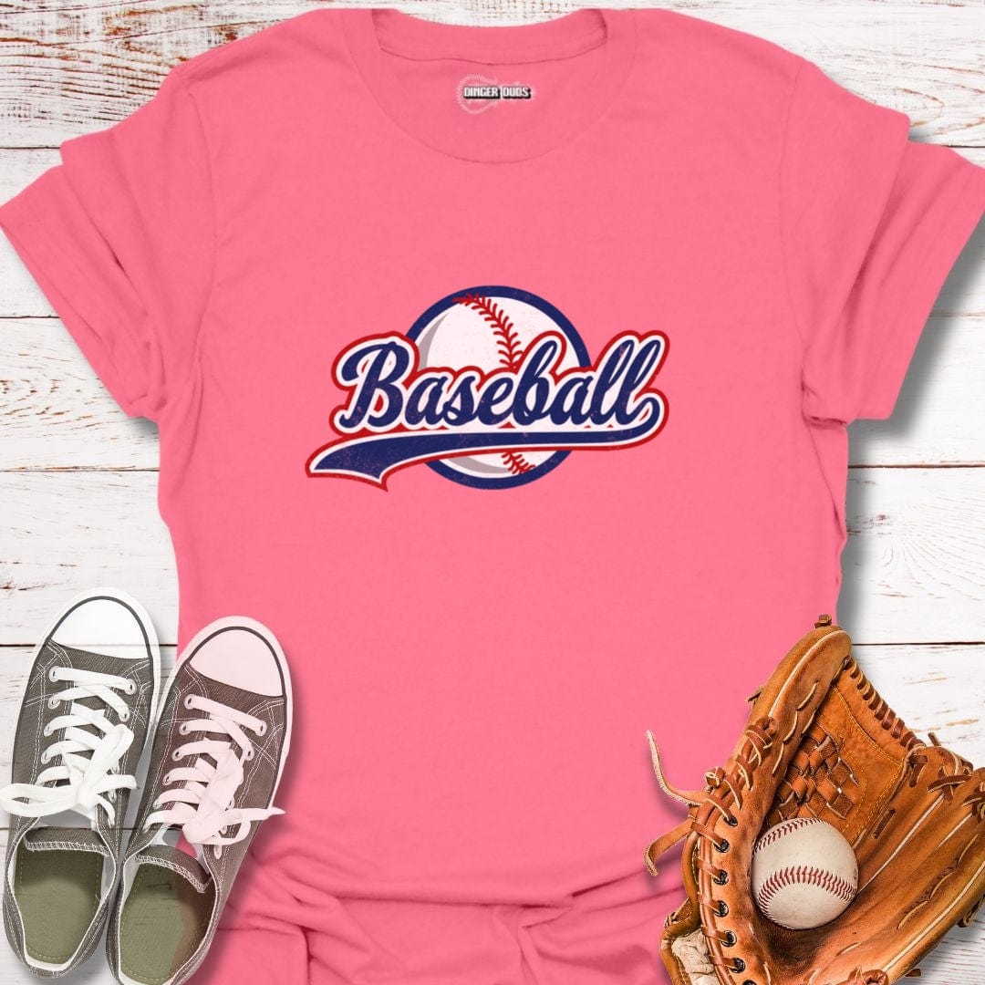 Classic Baseball Script T-Shirt