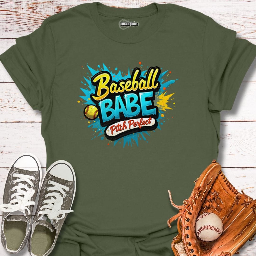 Baseball Babe - Pitch Perfect T-Shirt