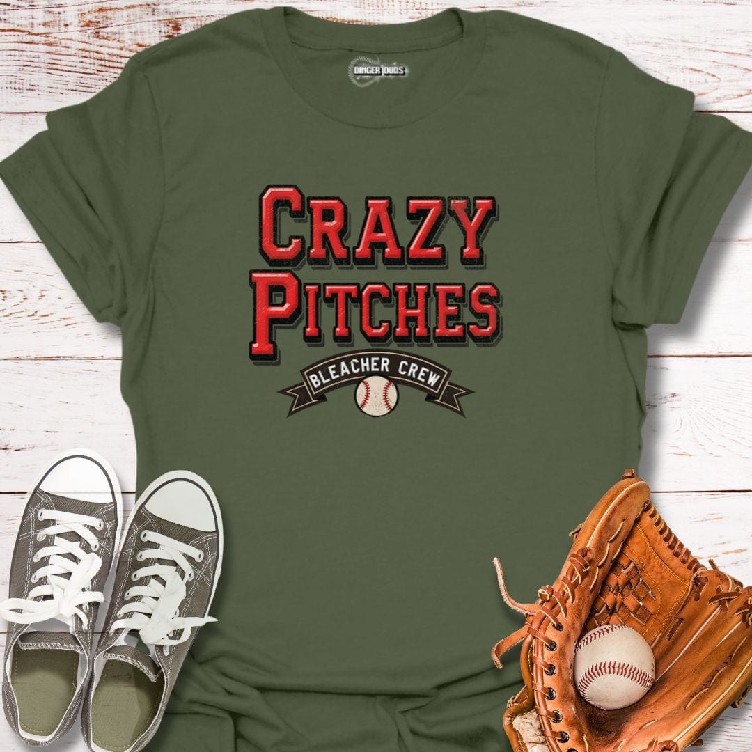 Crazy Pitches Bleacher Crew T-Shirt