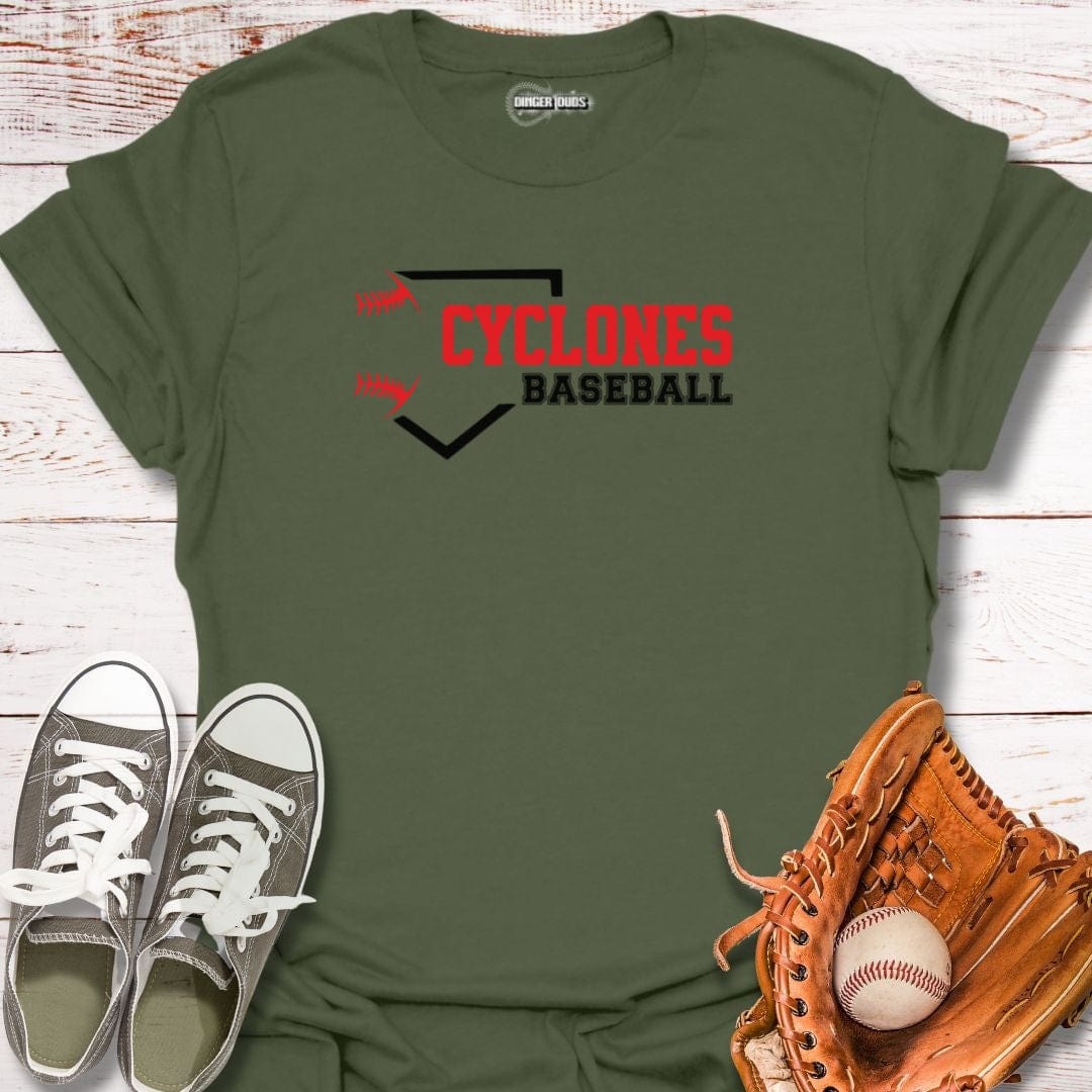 Custom Team Home Plate T-Shirt