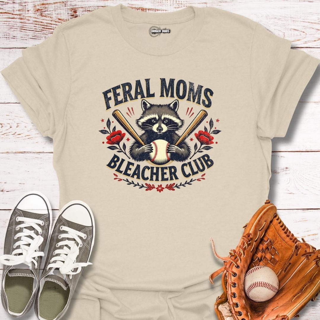 Feral Moms Bleacher Club -Flower Edition T-Shirt