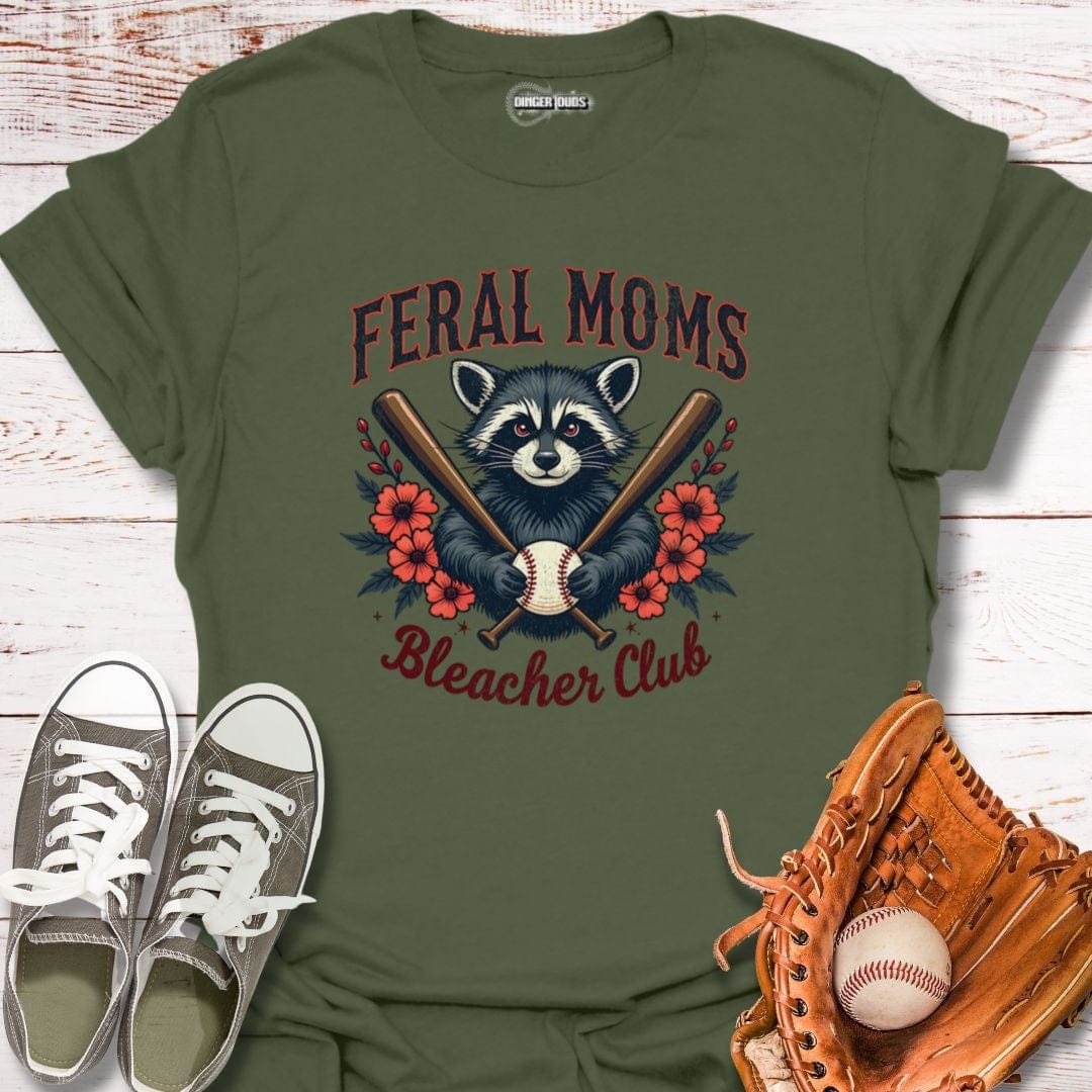Feral Moms Bleacher Club T-Shirt