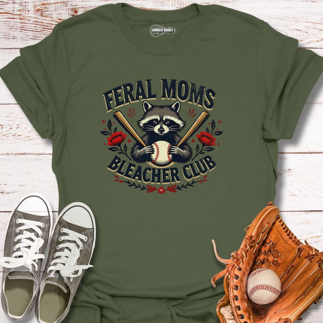 Feral Moms Bleacher Club -Flower Edition T-Shirt