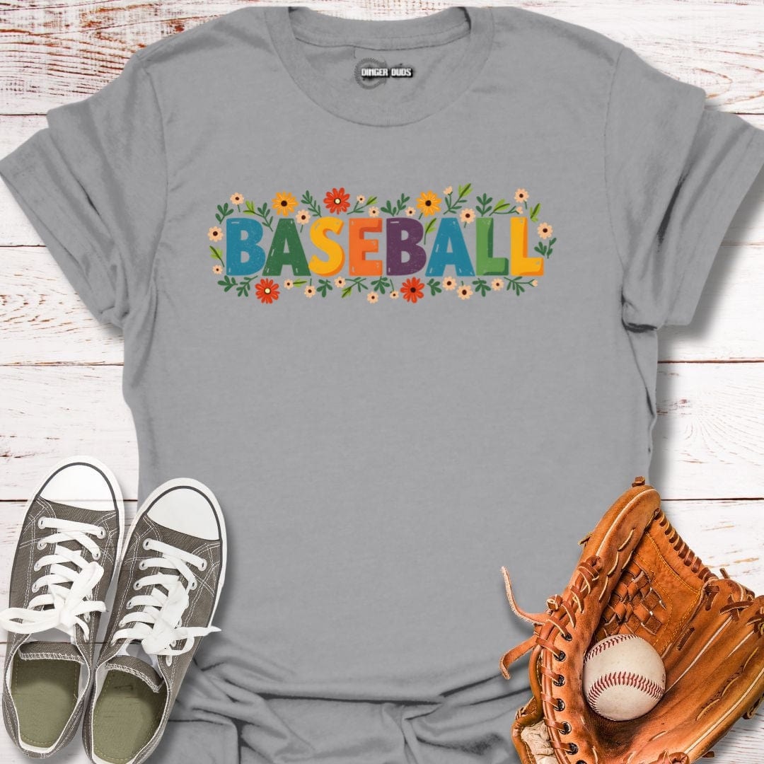 Baseball In Bloom T-Shirt