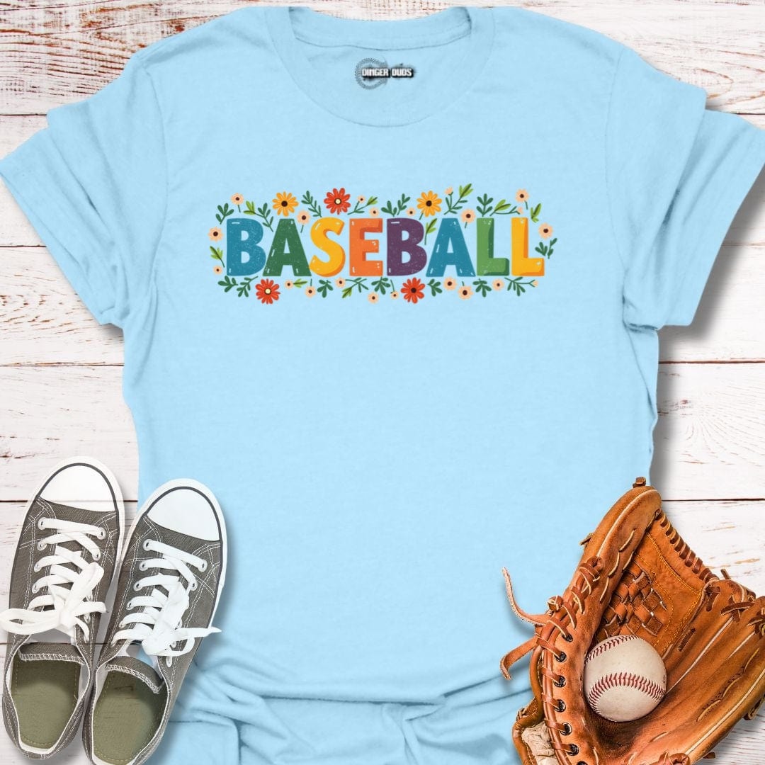 Baseball In Bloom T-Shirt