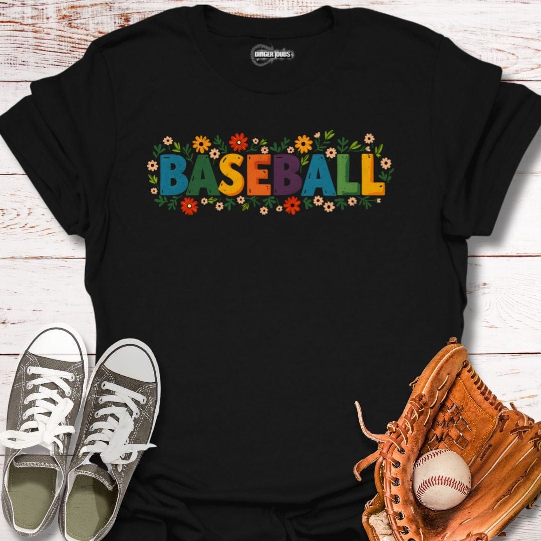 Baseball In Bloom T-Shirt