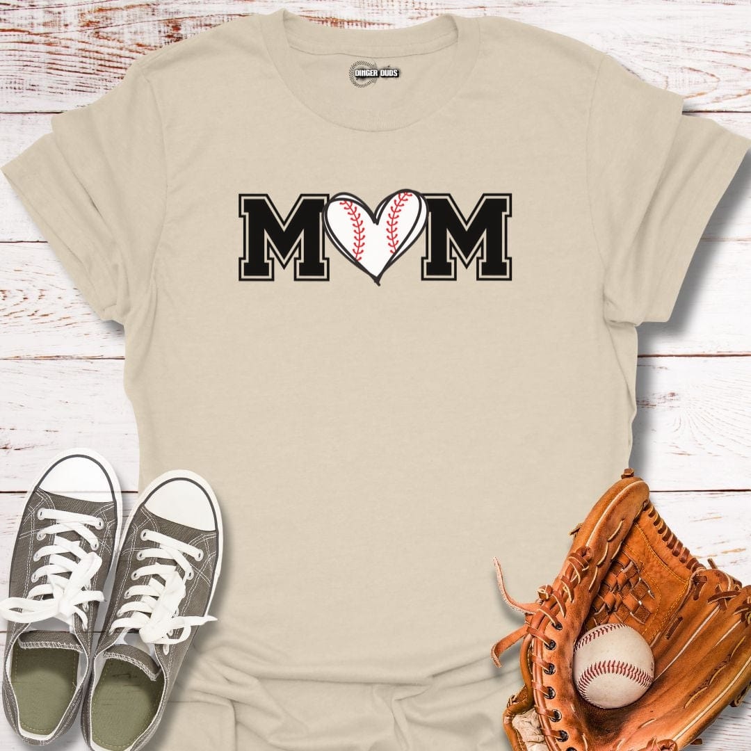 Heart Stitched Mom T-Shirt