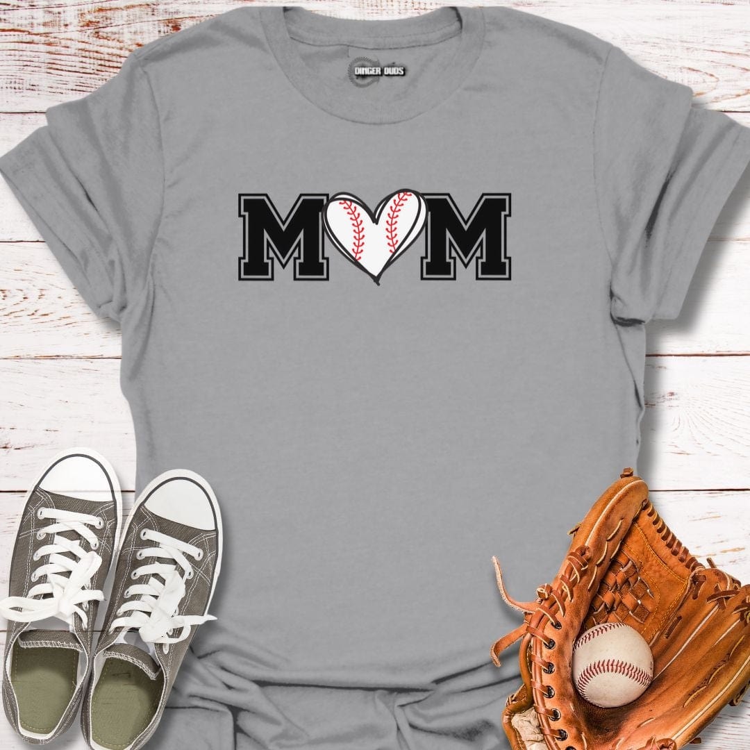 Heart Stitched Mom T-Shirt