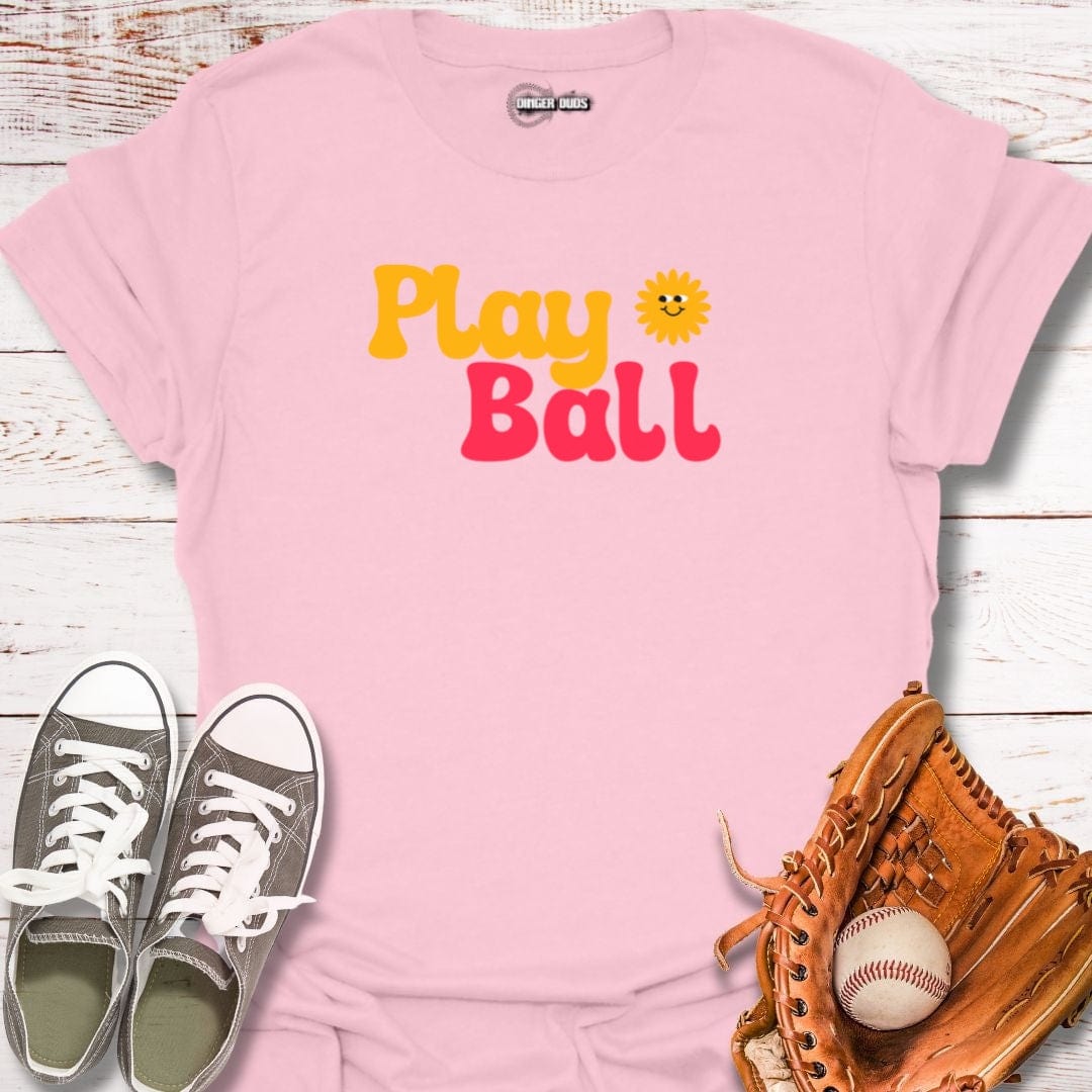 Retro Groovy Play Ball T-Shirt