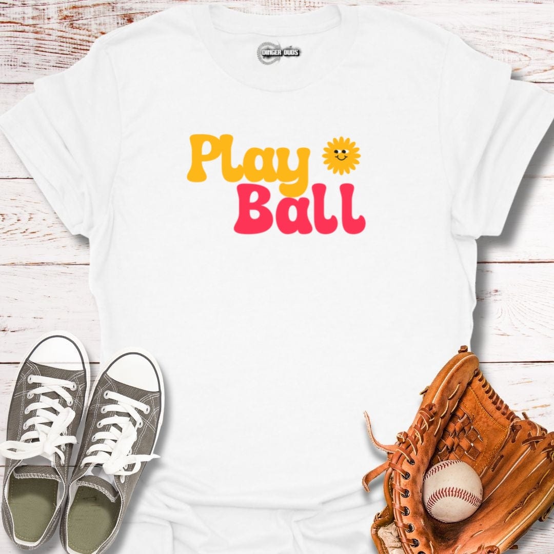 Retro Groovy Play Ball T-Shirt