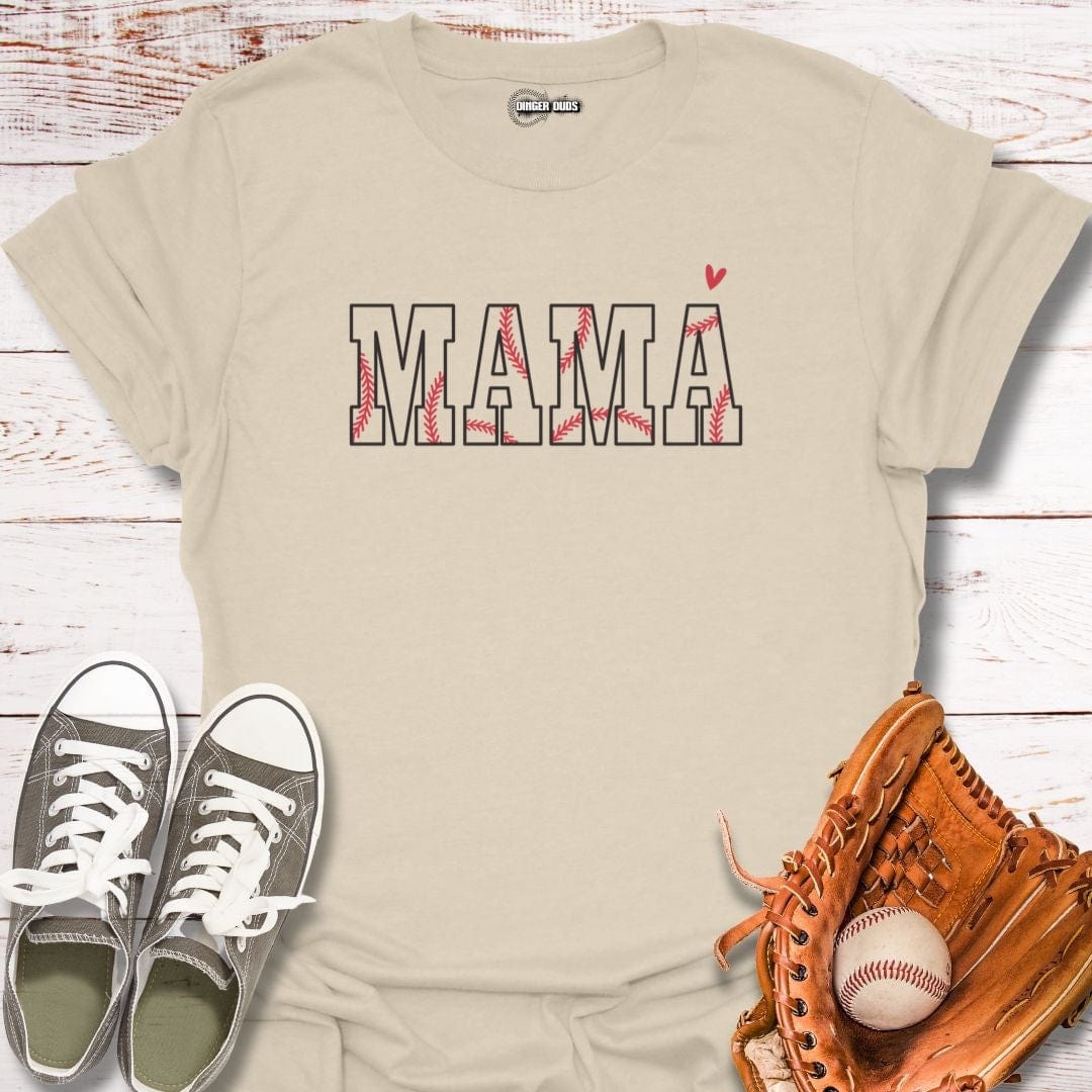 Stitched Mama Heart T-Shirt