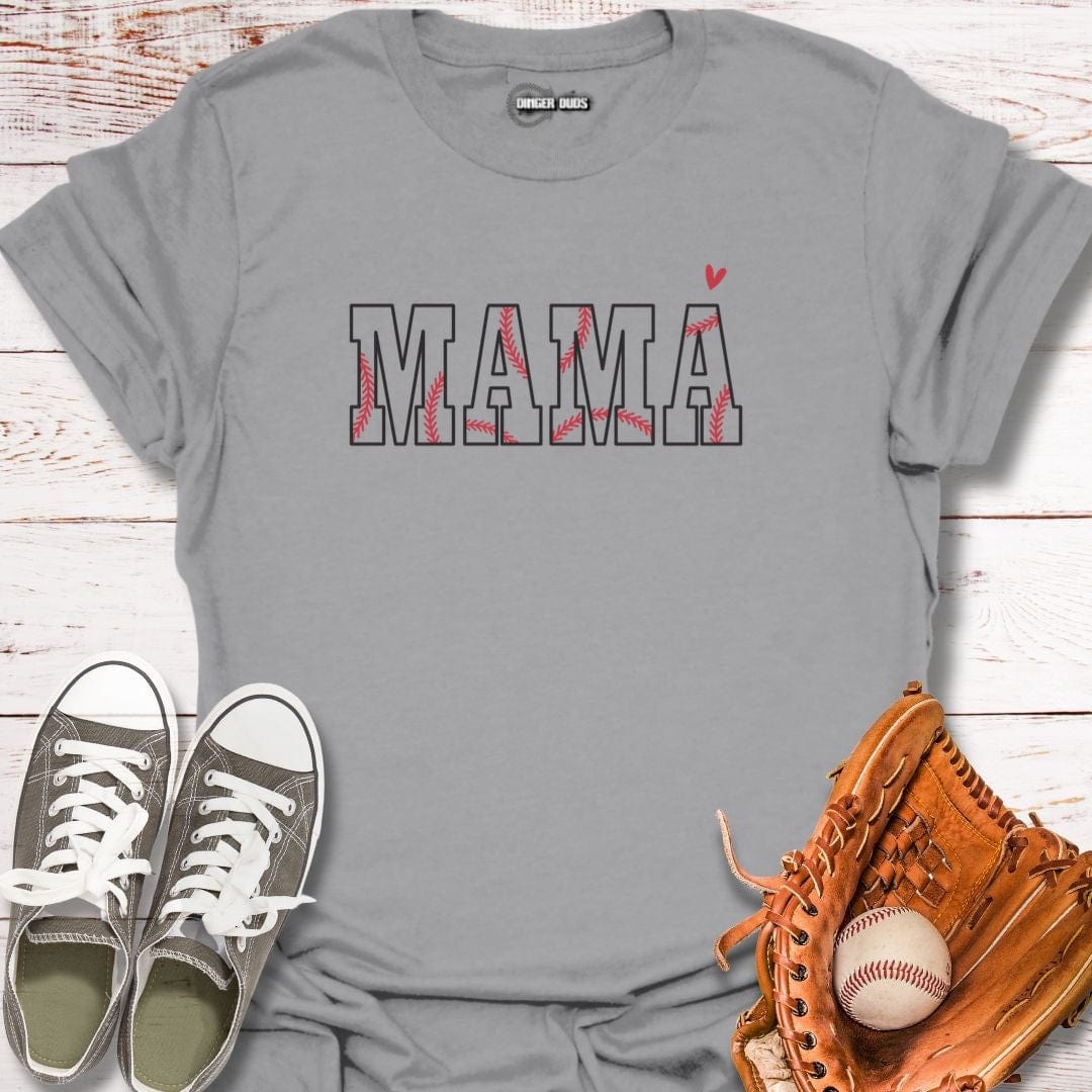 Stitched Mama Heart T-Shirt