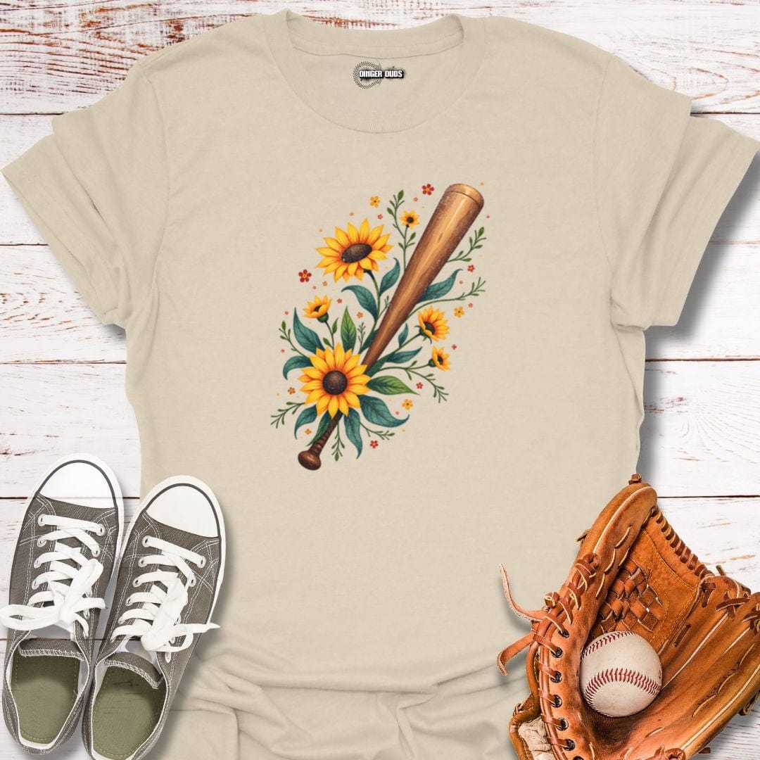 Floral Baseball Vibes T-Shirt