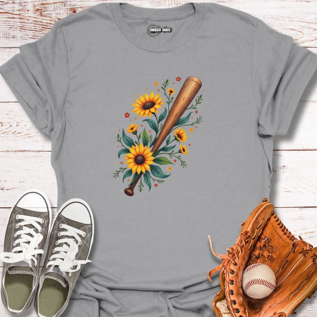 Floral Baseball Vibes T-Shirt