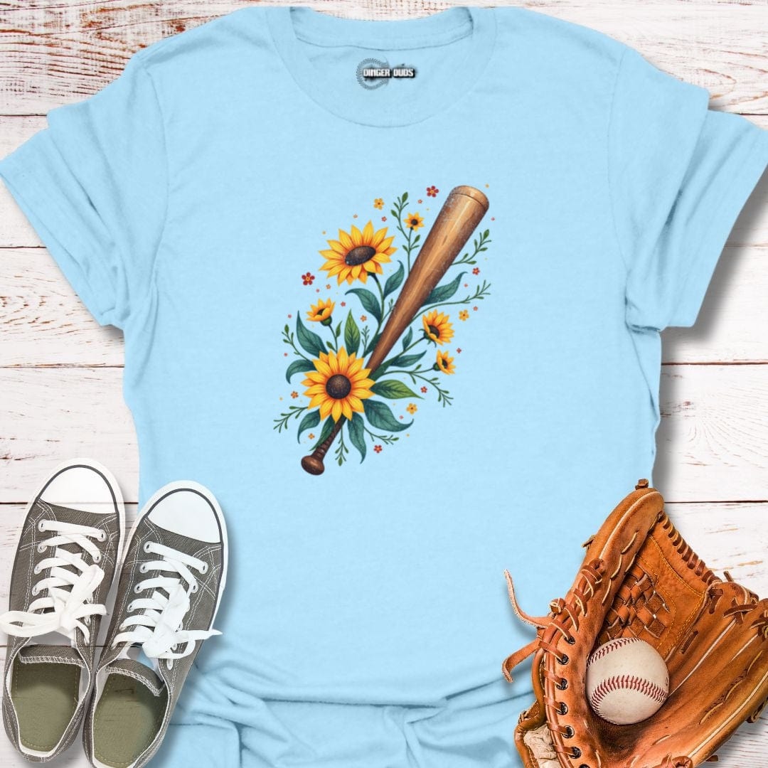 Floral Baseball Vibes T-Shirt