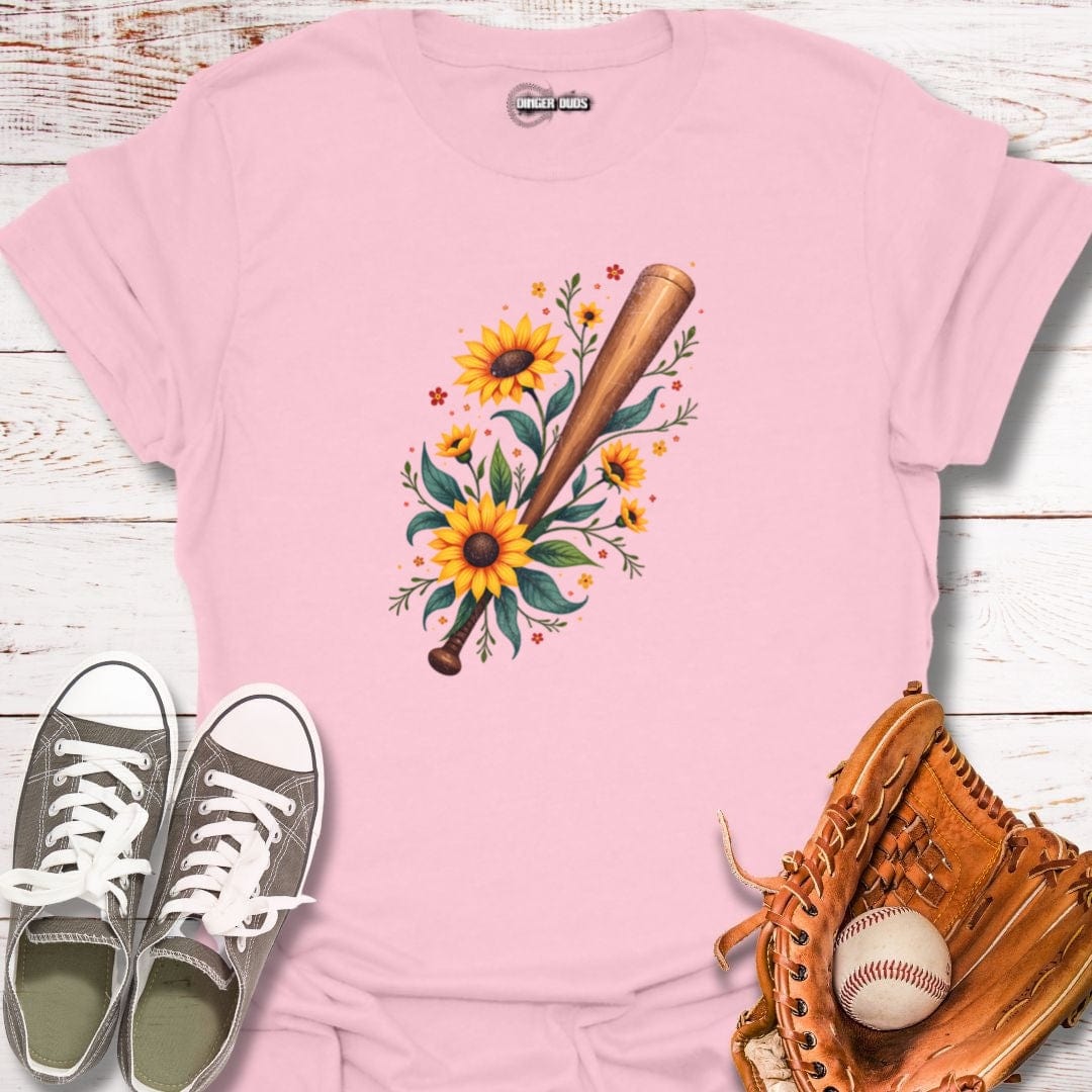 Floral Baseball Vibes T-Shirt