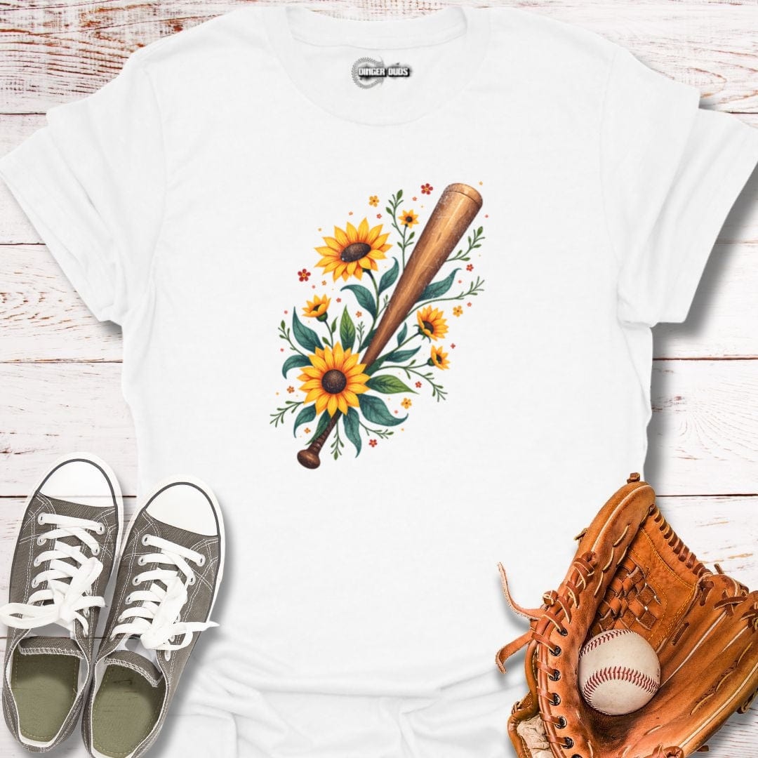 Floral Baseball Vibes T-Shirt