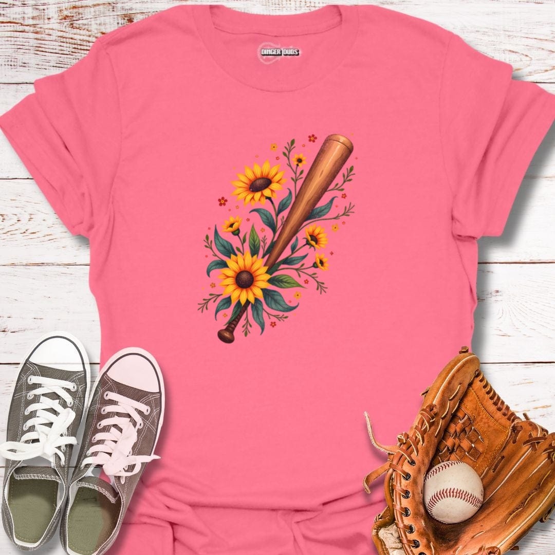 Floral Baseball Vibes T-Shirt