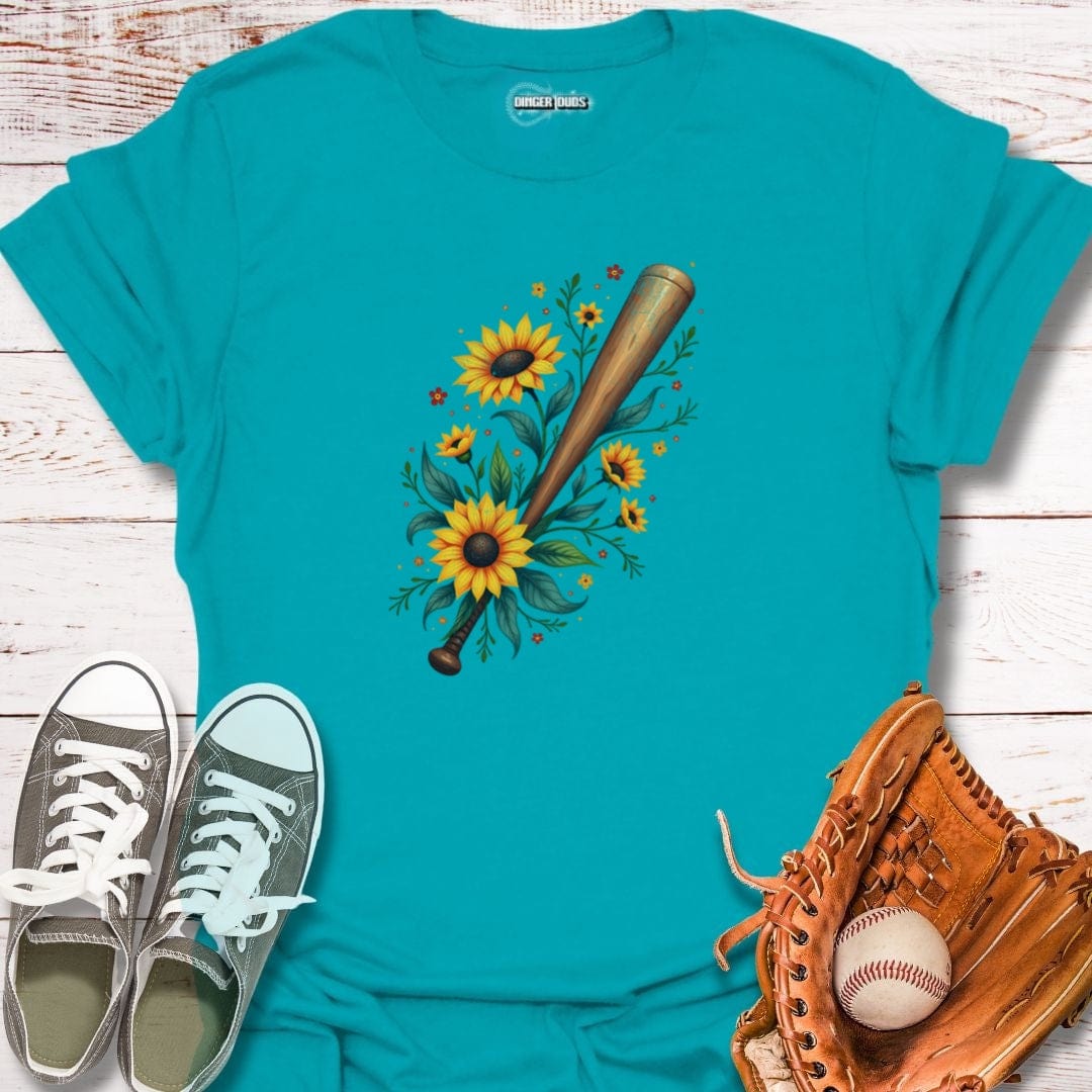 Floral Baseball Vibes T-Shirt