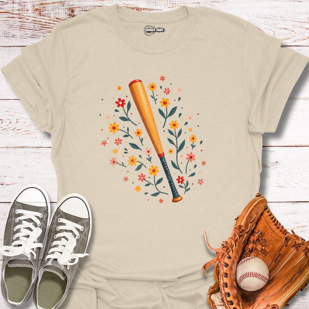 Vintage Bloom Baseball T-Shirt
